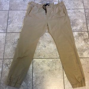 Men’s Jack and Jones twill joggers